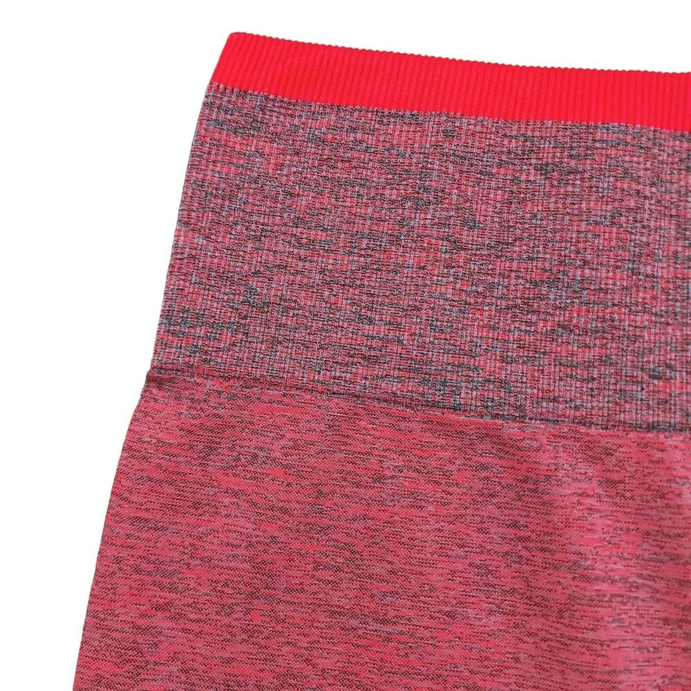 Spanx Seamless Sculpt Legging Womens Large Spacedye Coral Punch Activewear Gym - Picture 6 of 12